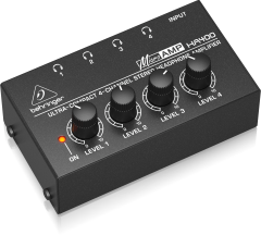 BEHRINGER HA400 4 Kanal Ultra-Compact Monitor Kulaklık Amplifikatörü