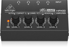 BEHRINGER HA400 4 Kanal Ultra-Compact Monitor Kulaklık Amplifikatörü