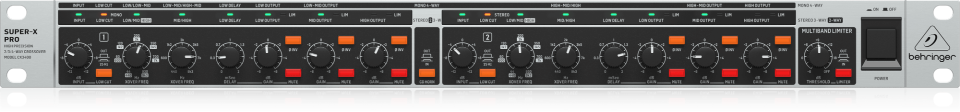 BEHRINGER CX3400 V2 Stereo Crossover