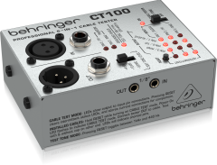 BEHRINGER CT100 6'sı 1 Arada Kablo Test Cihazı