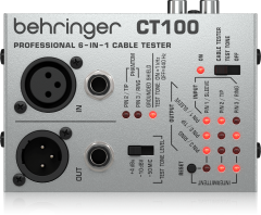 BEHRINGER CT100 6'sı 1 Arada Kablo Test Cihazı