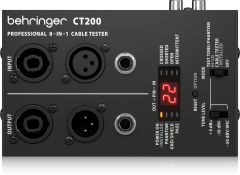 BEHRINGER CT200 8'i 1 Arada Kablo Test Cihazı