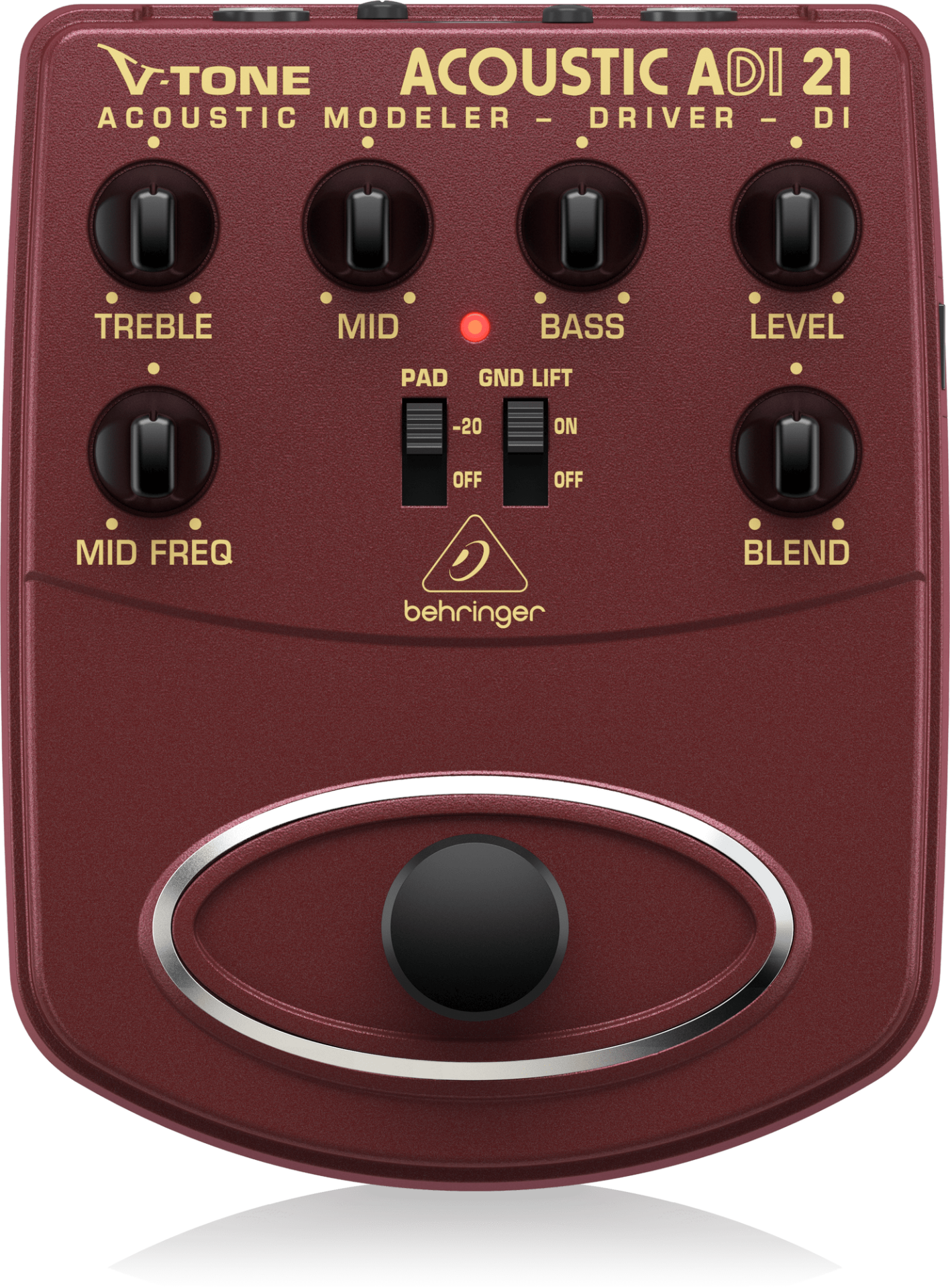 BEHRINGER ADI21 Profesyonel Akustik Gitar İçin Pedallı Preamfi DI-BOX