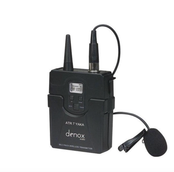 Denox Astron Serisi ATR-7 Telsiz Yaka Mikrofon Body Pack ATR Serisi İçin