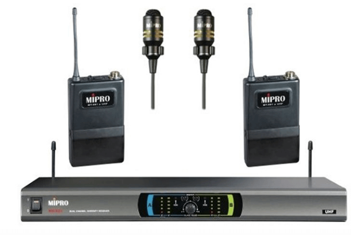Mipro MR-823 YAKA UHF Çift Yaka Tipi Telsiz Mikrofon