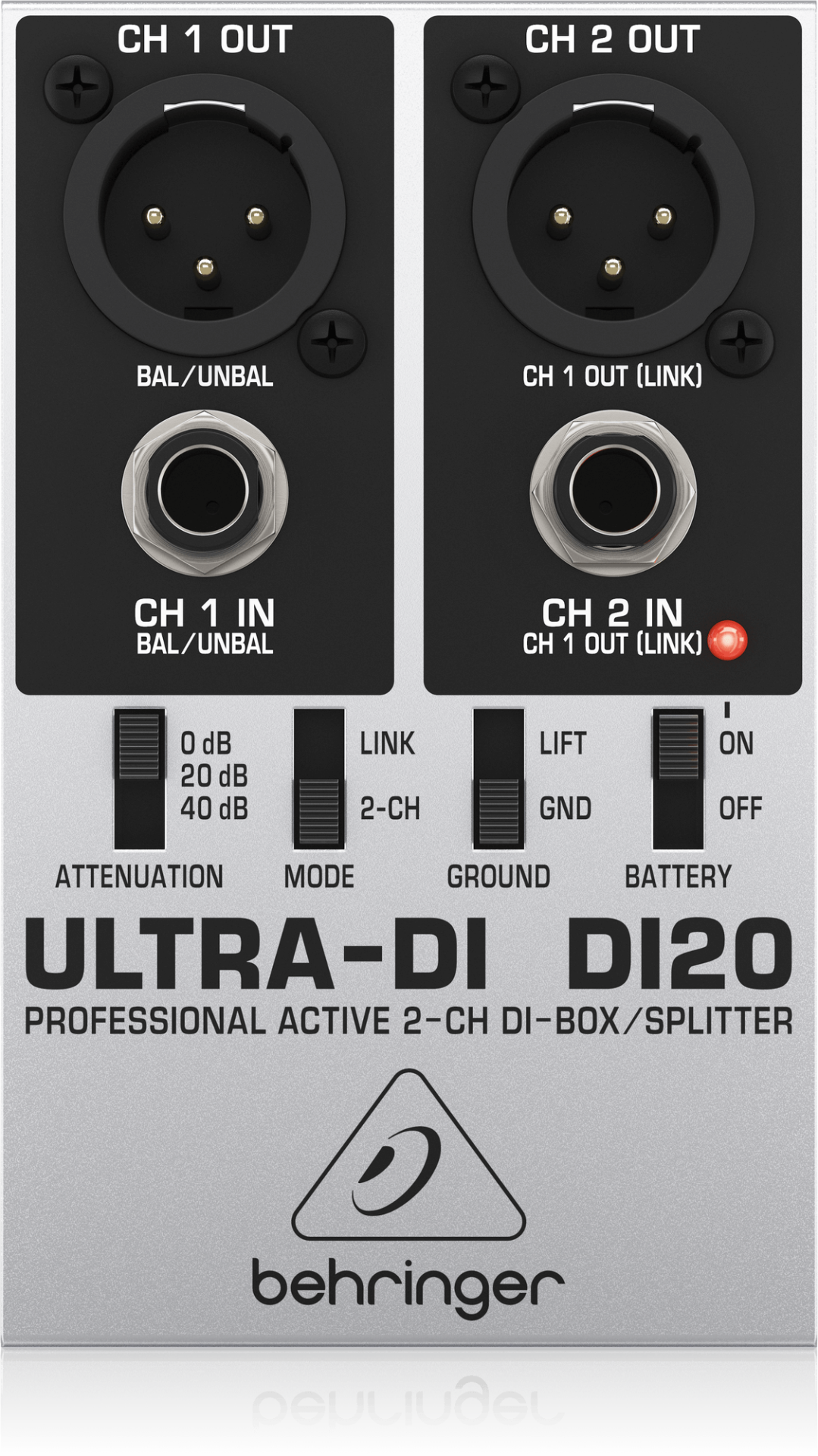 Behringer DI20 Aktif 2 Kanal  DI-Box/Splitter