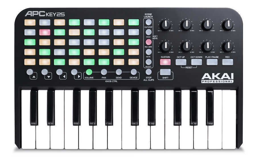 AKAI APCKEY25 Müzik Prodüksiyonu Klavye Kontrol Cihazı