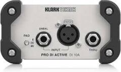 KLARK TEKNIK DI10A Klark Teknik DI10A Active DI Box with Midas Transformer and Phantom/Battery Operation