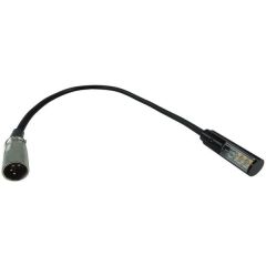 KLARK TEKNIK LEDLAMP18 LED Lamp with 18'' Gooseneck Shaft and Straight 4 Pin XLR Connector