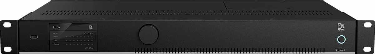 Audac LUNA-F Flexible Network Audio Matrix Processor