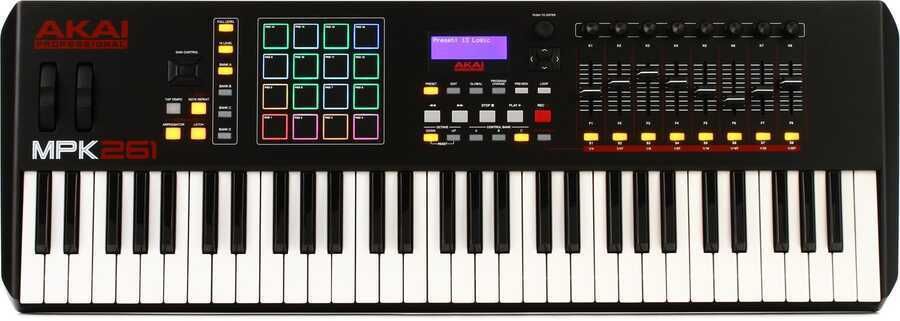 AKAI MPK261 61 Tuş MIDI Klavye