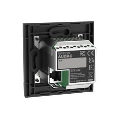 Audac NWP 220 B Ağ Giriş Paneli - 2 x XLR + BT (4 CH) Siyah
