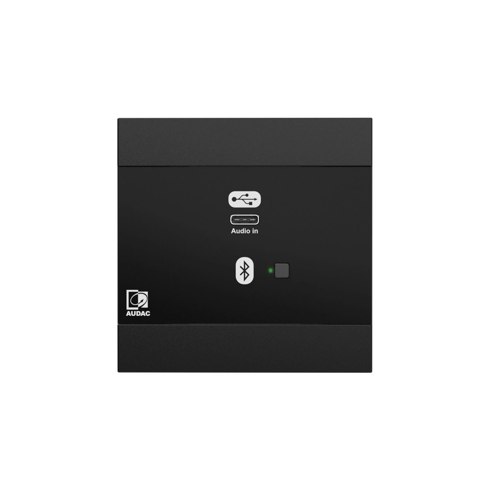 Audac NWP 400  B Ağ Giriş Paneli - USB Type-C + BT (4 CH)  Siyah