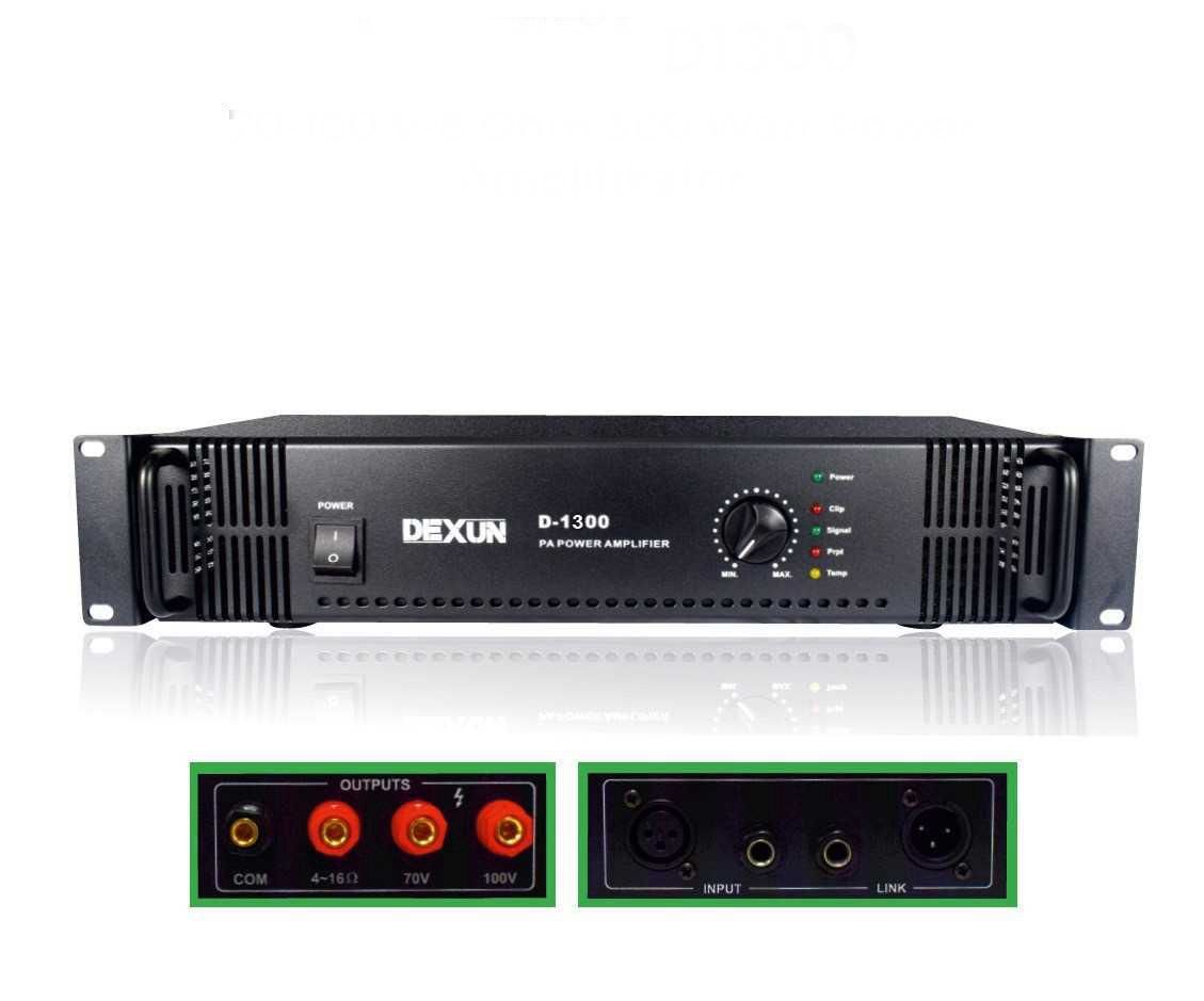 DEXUN D-1300 70V-100V 300W POWER ANFİ