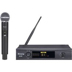 König K-401 EL Tek Kanal UHF Telsiz Mikrofon