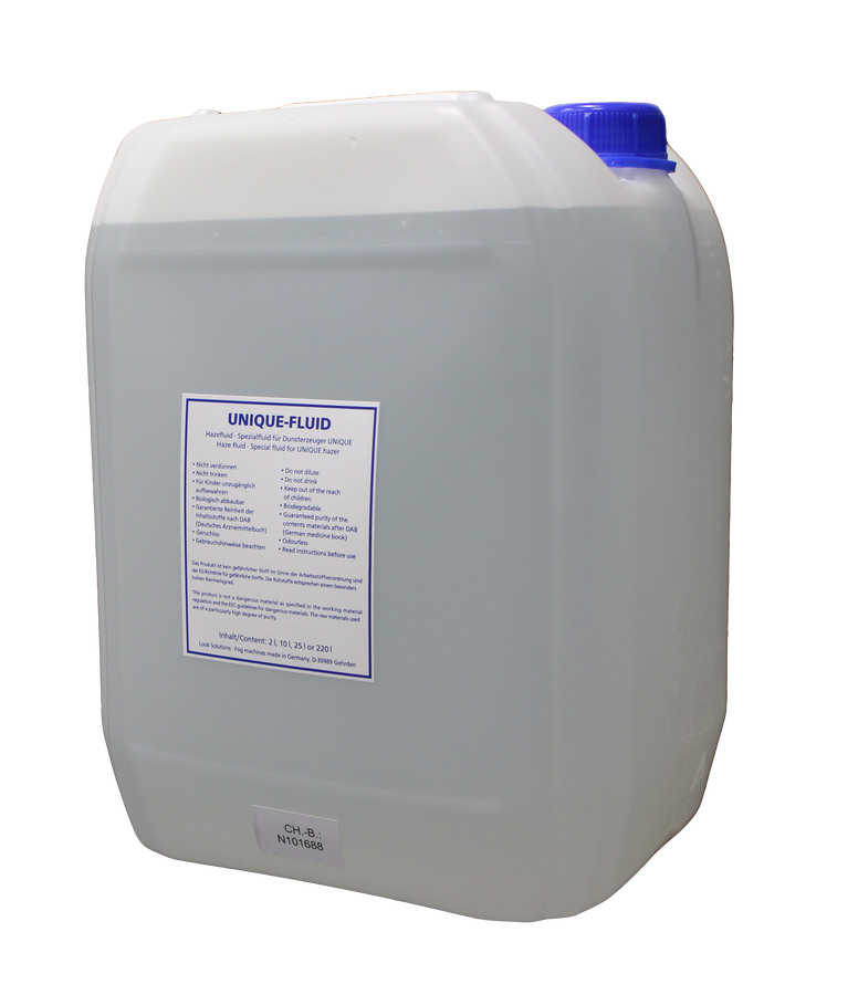 Look Solutions UNIQUE-FLUID Hazer Duman Makinesi Likiti (10Litre)