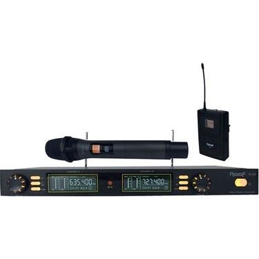 ROOF R-202 UHF TELSİZ 1 EL+ 1 YAKA MİKROFON