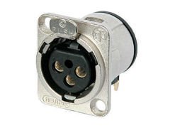 Neutrik NC3FD-H Şase Tipi 3 Pin Dişi Konnektör