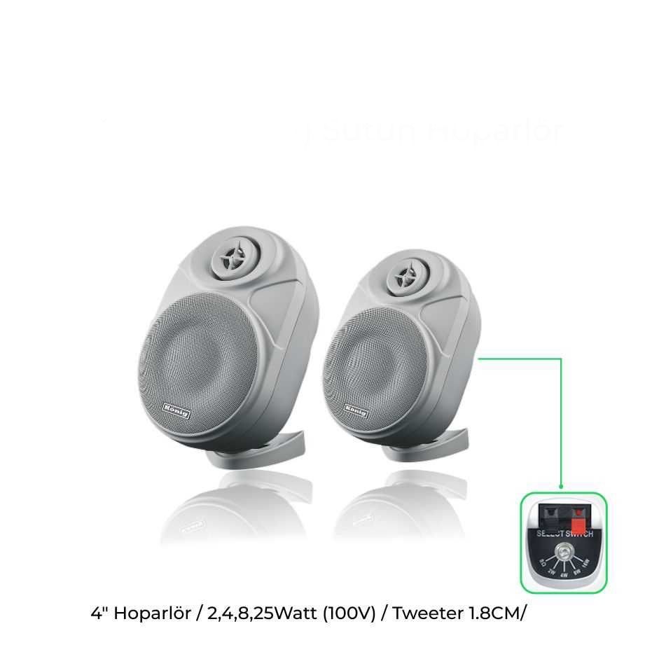 KÖNİG SMD/4T 20W 100 V KADEMELİ BEYAZ SÜTUN