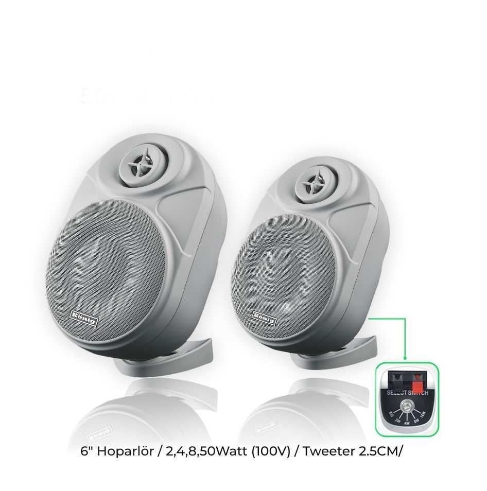 KÖNİG SMD/6T 50W 100 V KADEMELİ BEYAZ SÜTUN