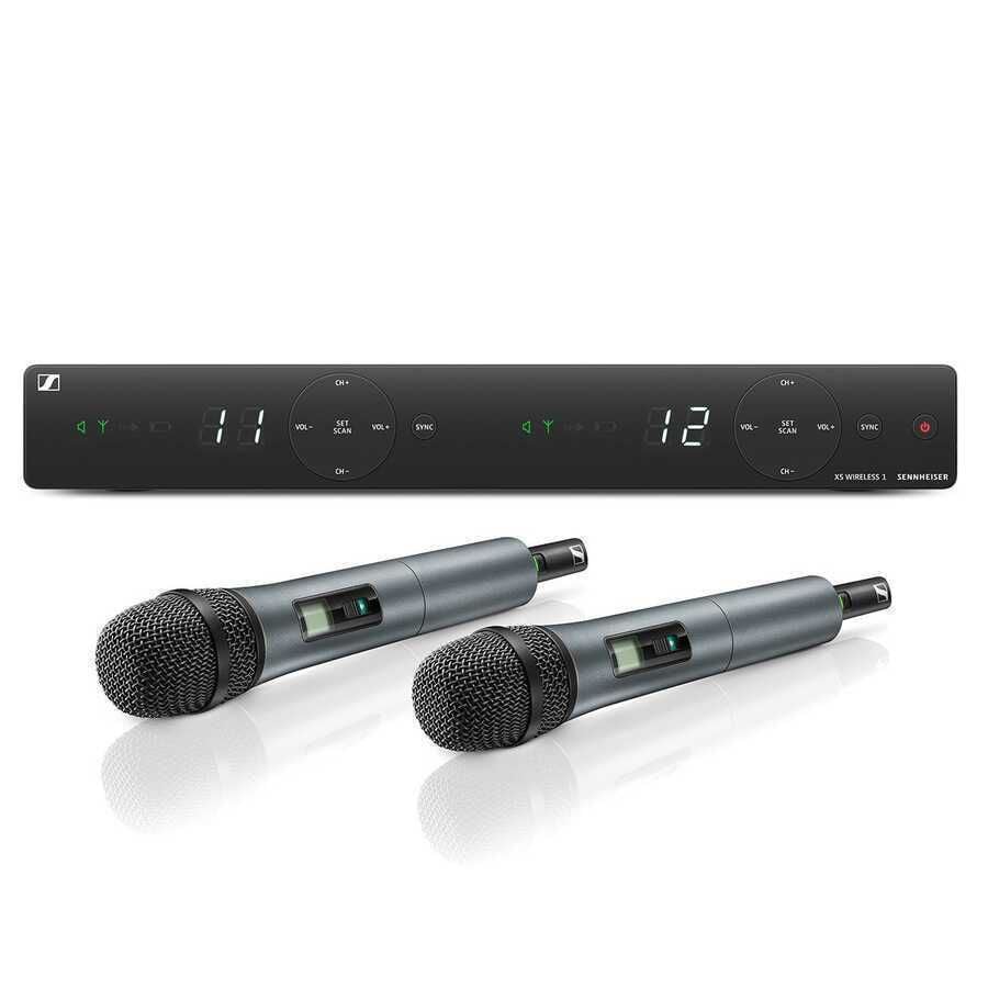 Sennheiser XSW 1-825 DUAL-A Çiftli Kablosuz Vokal Mikrofonu