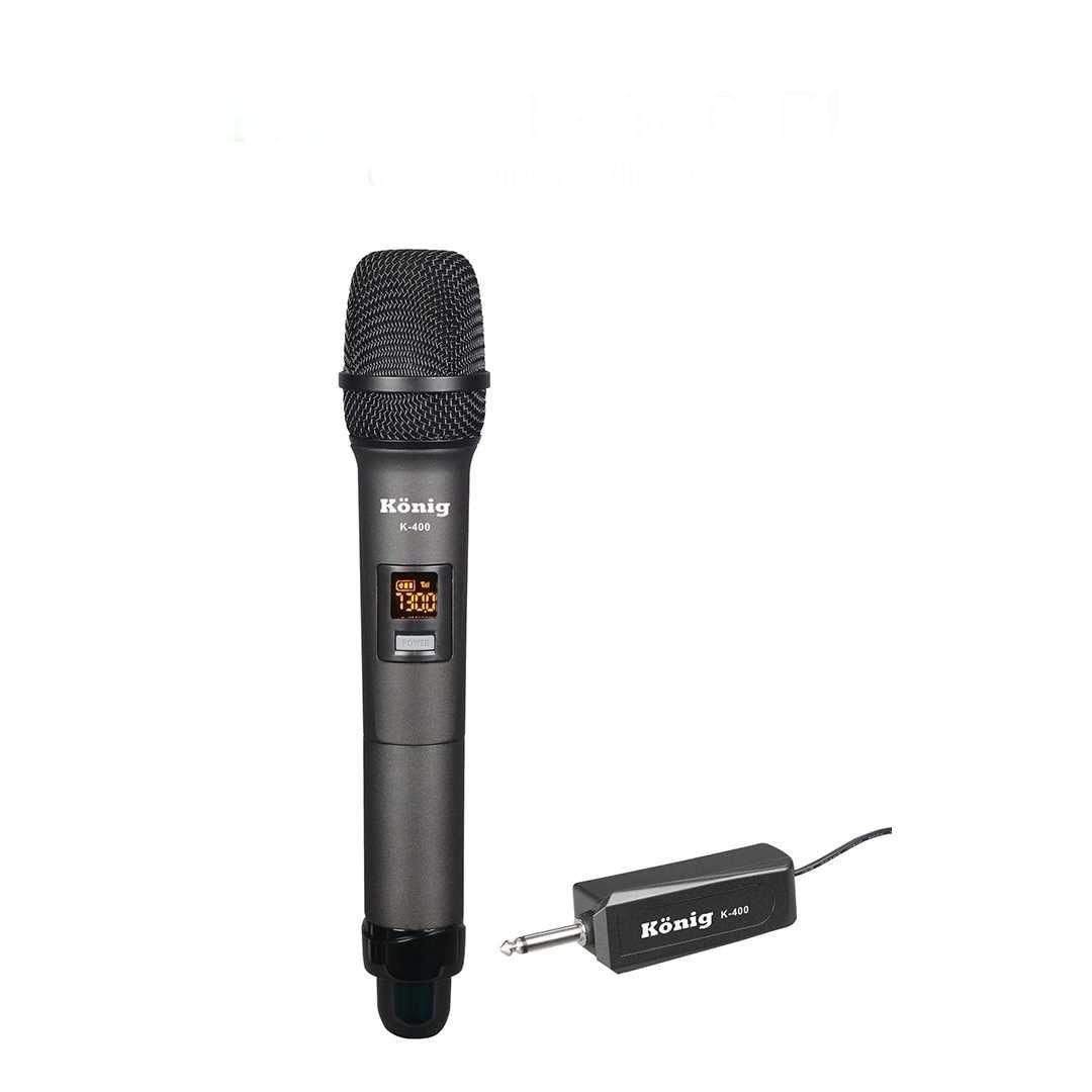 KÖNİG K-400 UHF TELSİZ EL MİKROFON