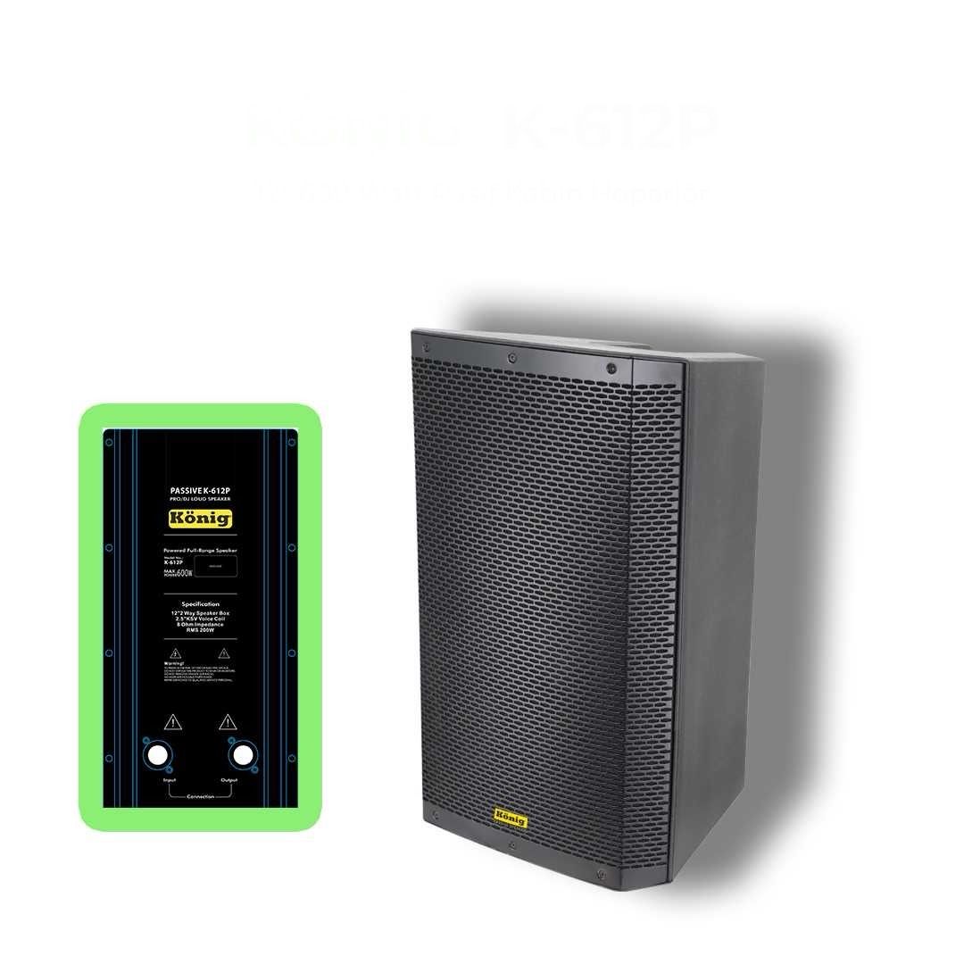 KÖNİG K-612 12'' 600W PASİF KABİN