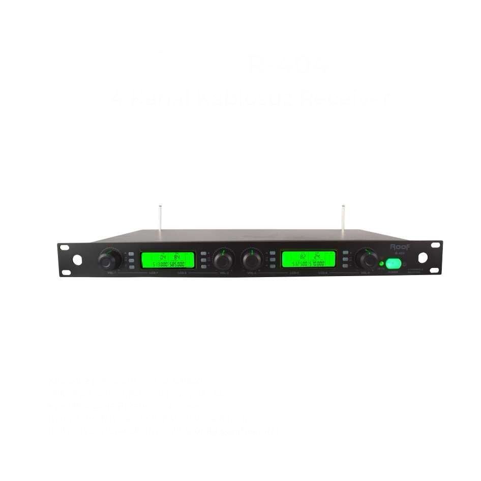 ROOF R-404 4 KANAL UHF RECEIVER