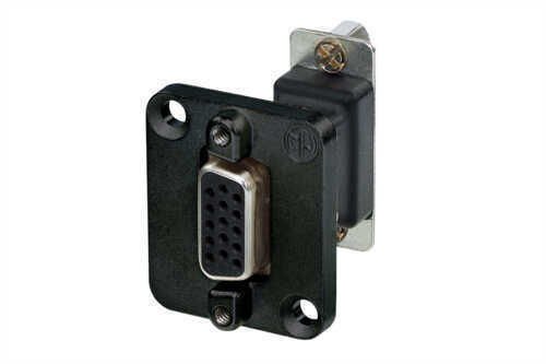 Neutrik NADB15FF-B Şase Tipi 15 Pin Dişi Konnektör