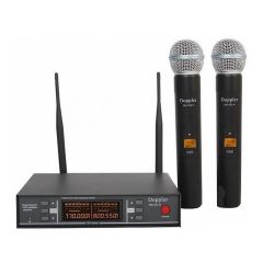 Doppler DM-252H UHF Band Çift El Mikrofon Seti