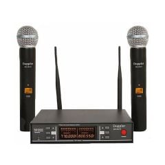 Doppler DM-252H UHF Band Çift El Mikrofon Seti