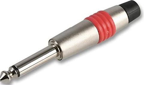 Neutrik NYS224C-2 6.3 Mono Jak Kırmızı