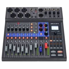 Zoom LiveTrak L-8 8-Kanal Dijital Mikser Recorder