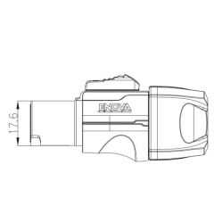 Enova PO23FP-İN Power Kablo Konnnektör Blue  230 V 20 A.