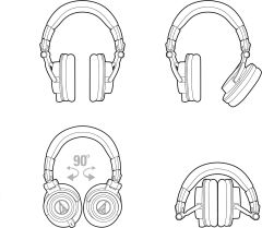 Audio Technica ATH-M50X Profesyonel Stüdyo Kulaklığı