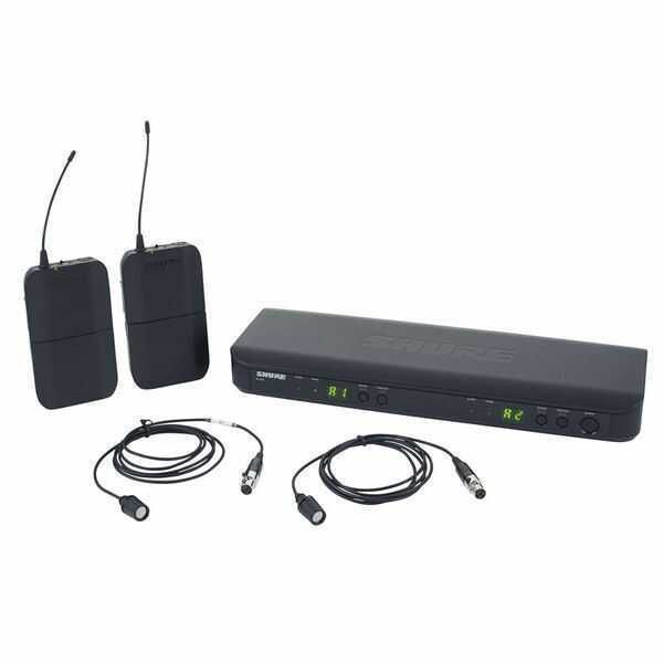 Shure BLX188E/CVL Kablosuz Çift Yaka Mikrofon