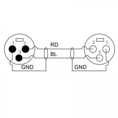 ENOVA EC-A1-XLFM-6 6 Metre XLR XLR Kablo