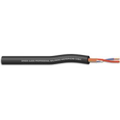 Denox DNX-MIC 022/BLACK  2x0,22mm Mikrofon Kablosu
