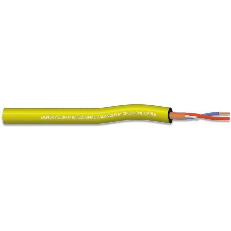 Denox DNX-MIC 022/YELLOW 2x0,22mm Mikrofon Kablosu