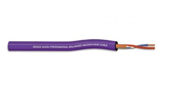 Denox DNX-MIC 022/VIOLET 2x0,22mm  Mikrofon Kablosu
