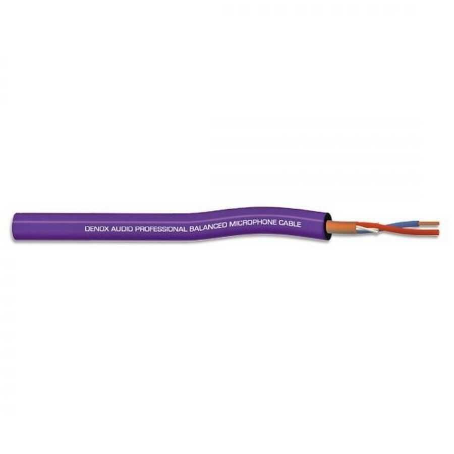 Denox DNX-MIC 022/PURPLE 2x0,22mm Mikrofon Kablosu