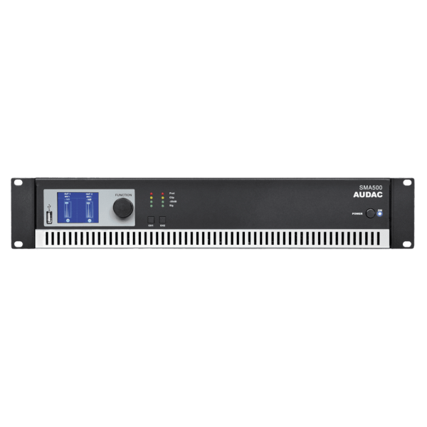 Audac SMA500 Dijital Güç Amplifikatörü 2x500W/4 ohm