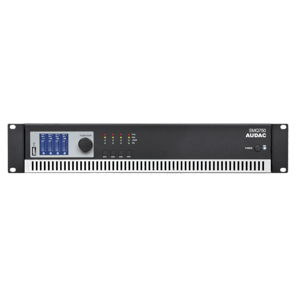 Audac SMQ750 4x750W 4 ohm Dijital Güç Amplifikatörü