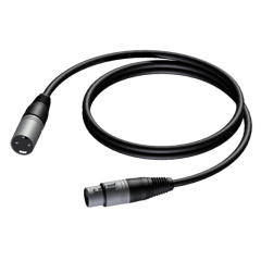 Procab CAB901/5 Dişi XLR’dan erkek XLR’a 5 Metre Mikrofon Kablosu