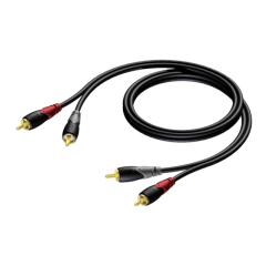 Procab CLA800/3 Çift RCA (tos) Jaktan Çift RCA (tos) Jaka Kablo (3 mt)