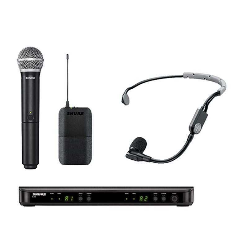 Shure BLX1288E/SM35 Kablosuz El ve Yaka Mikrofonu