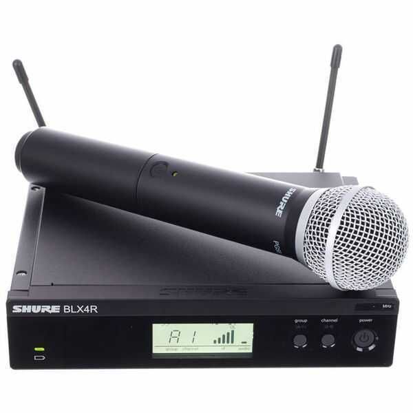 Shure BLX24RE/PG58 Rack Tipi Wireless El Mikrofon Sistemi