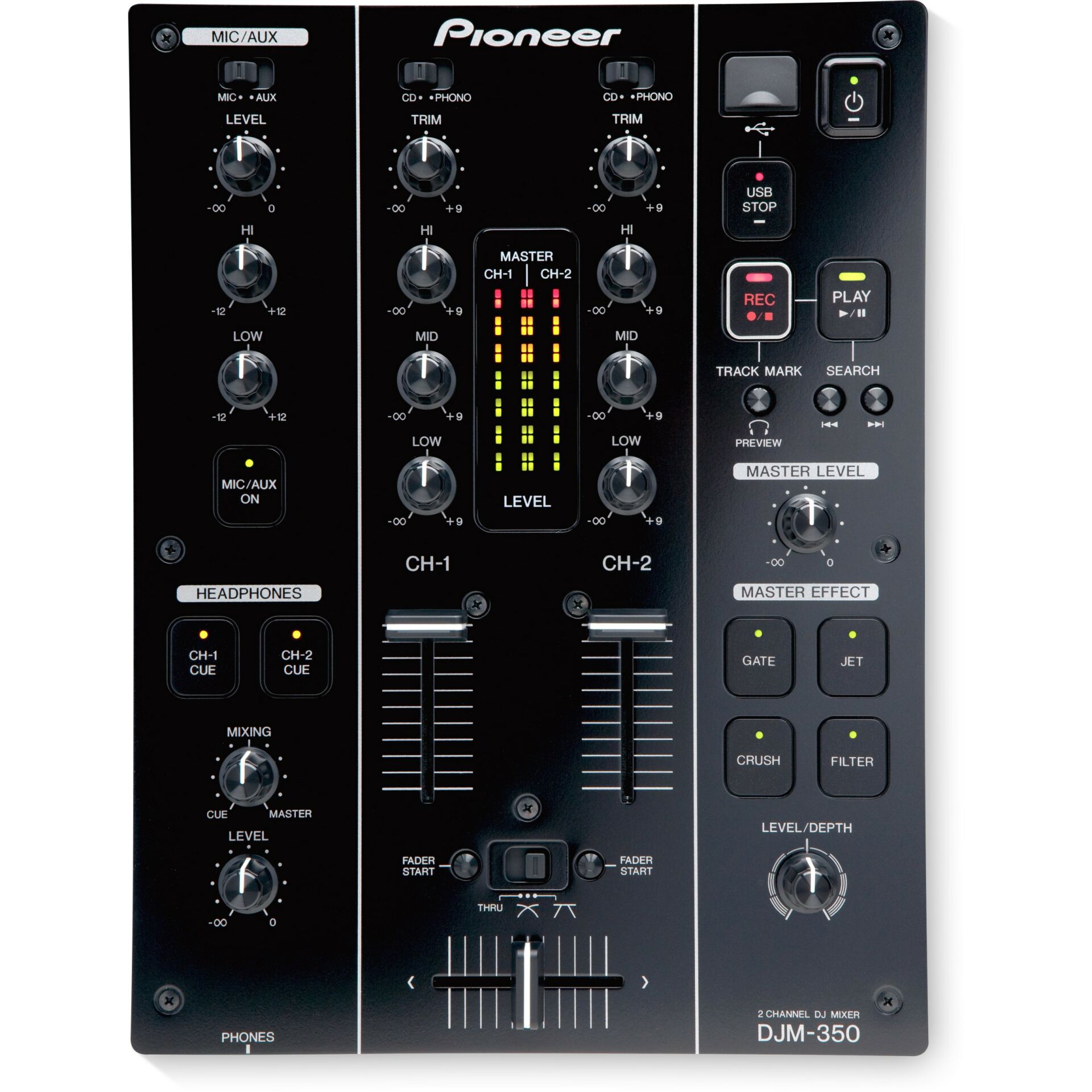 Pioneer DJ DJM-350 2 Kanal Efektli Dj Mikseri