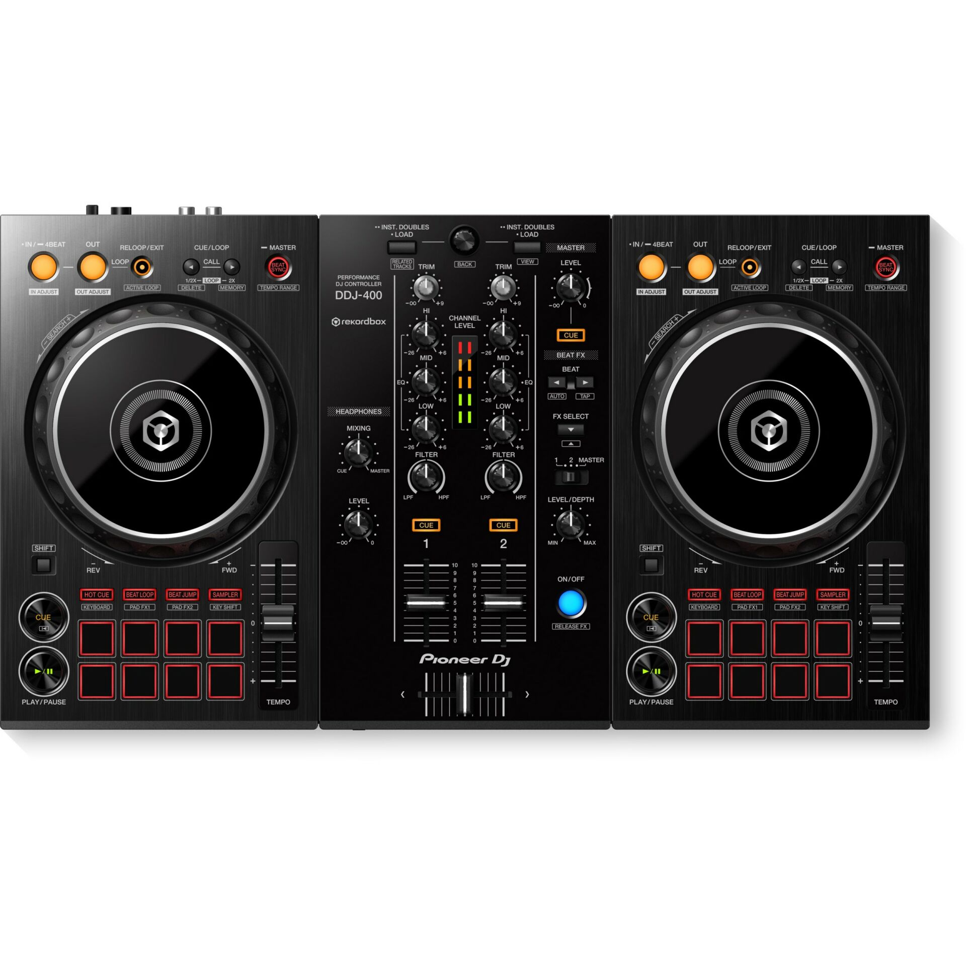 Pioneer DJ DDJ-400 2 Kanal Rekordbox Dj Controller