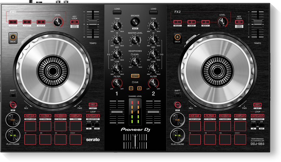 Pioneer DJ DDJ-SB3 2 Kanal Controller